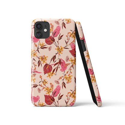 Bird of Paradise Pattern iPhone Case
