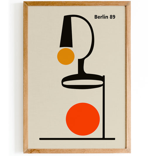 Berlin 89, Minimalist Poster