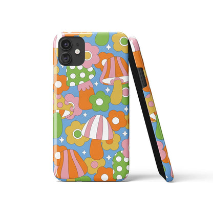 Groovy Mushrooms iPhone Case