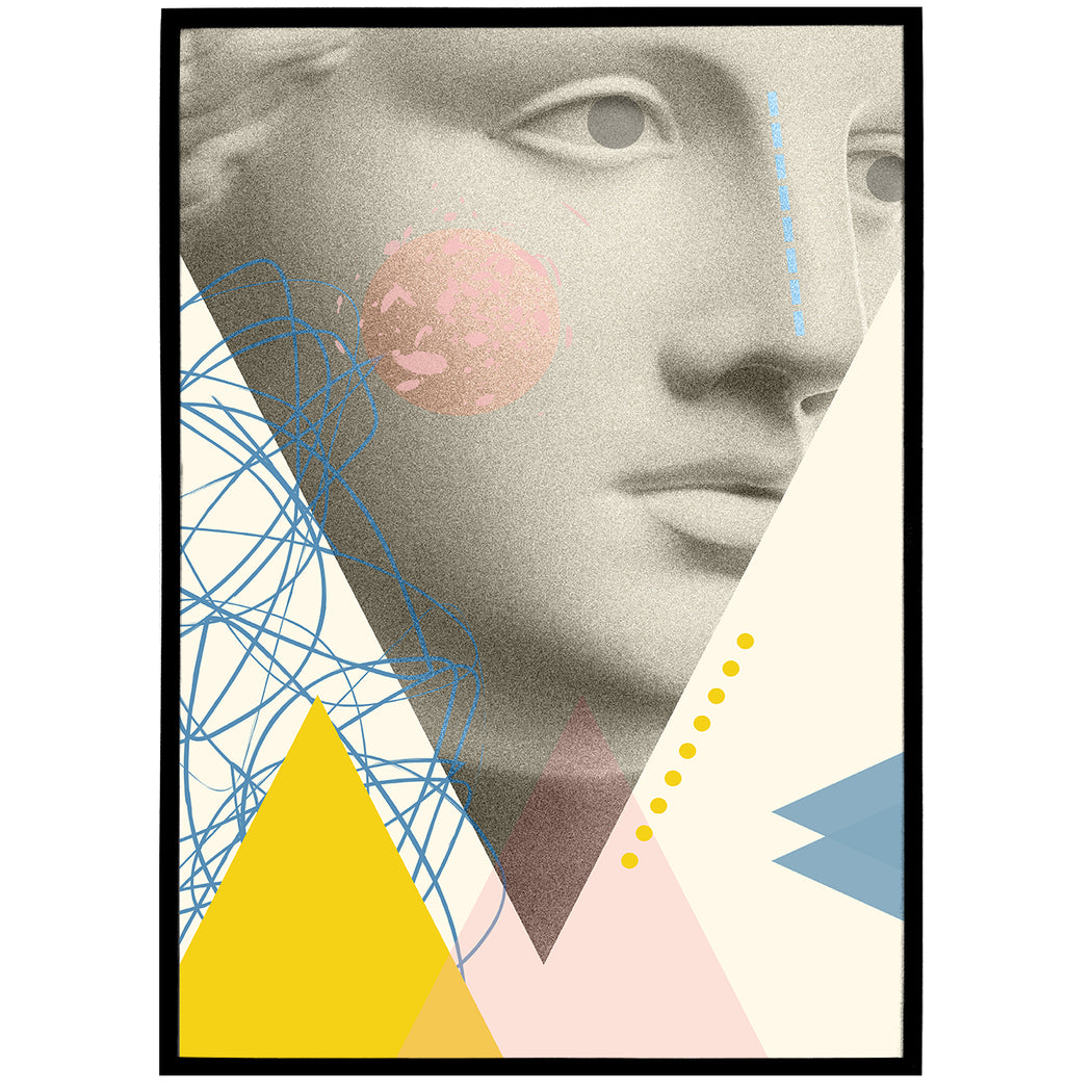 Surrealist Collage Art Poster
