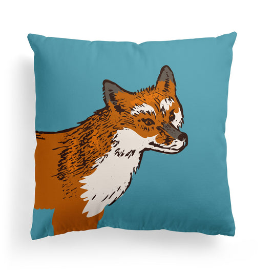 Pillow with Kitsune Fox