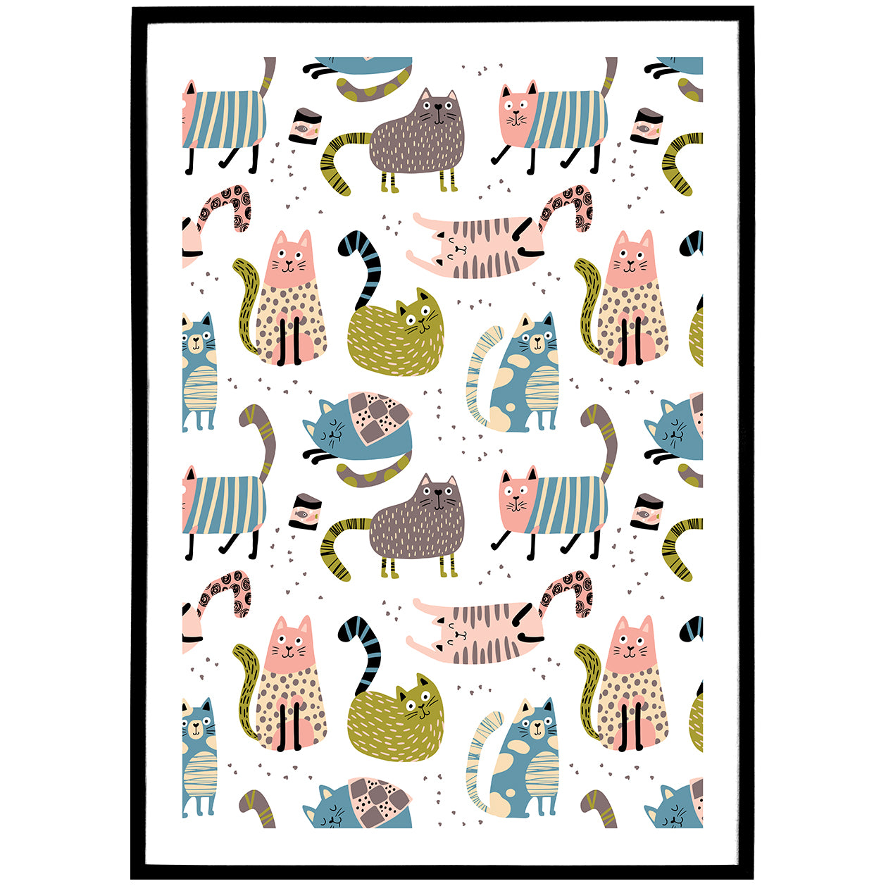 Happy Cats Poster