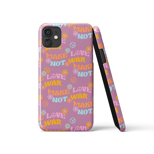 Make Love Not War iPhone Case