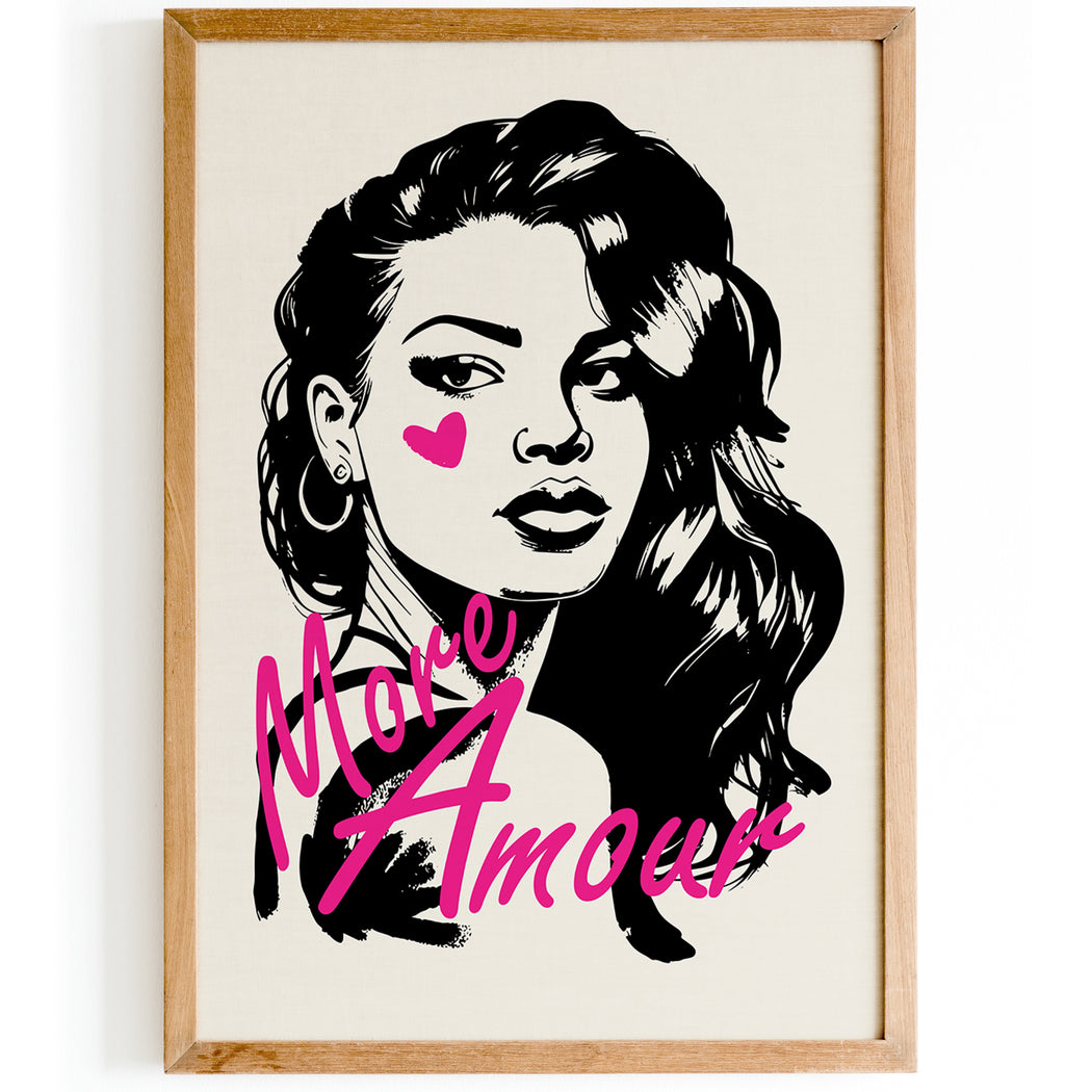 More Amour Pop Art Poster