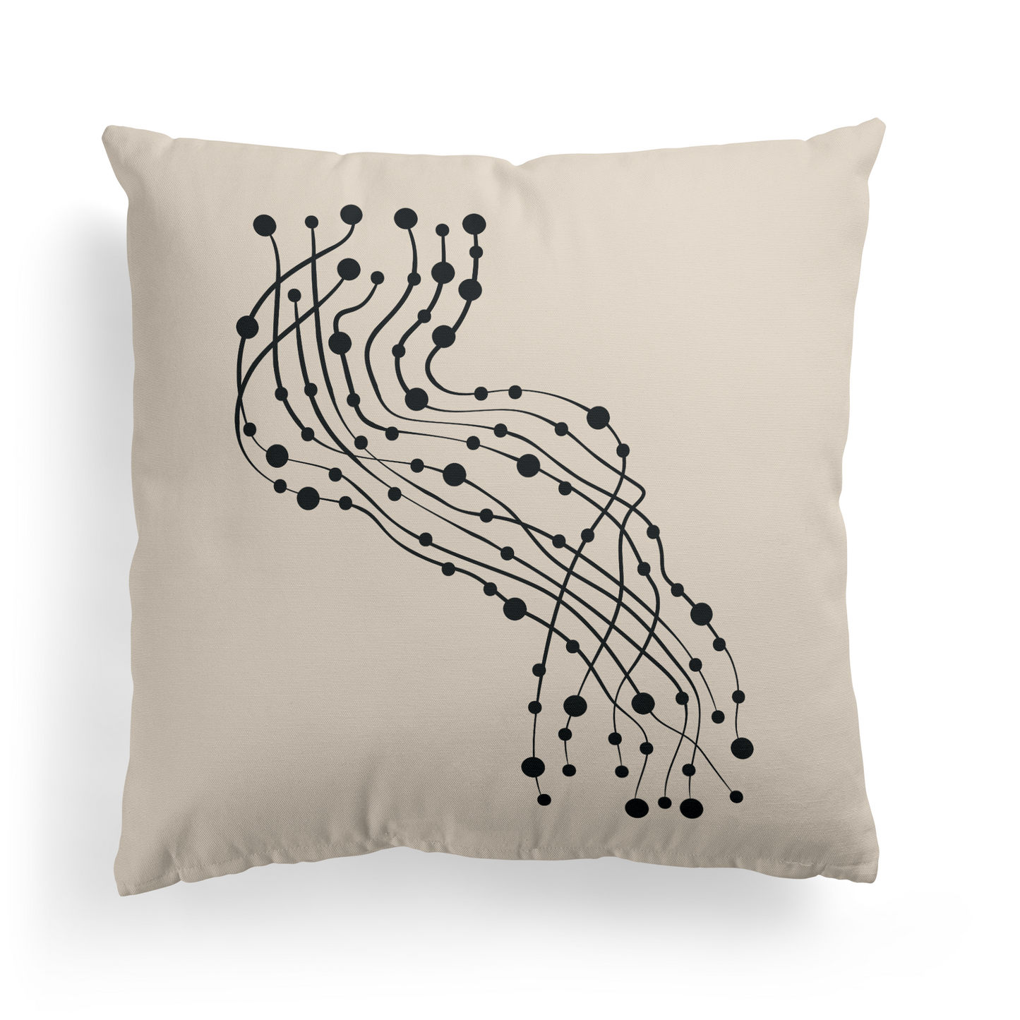 Unique Modern Art Throw Pillow