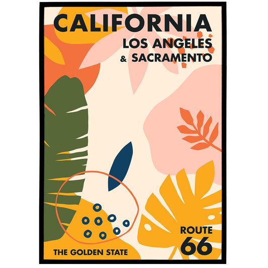California Destination Poster