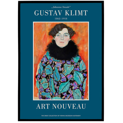 G. Klimt, Johanna Staude Poster