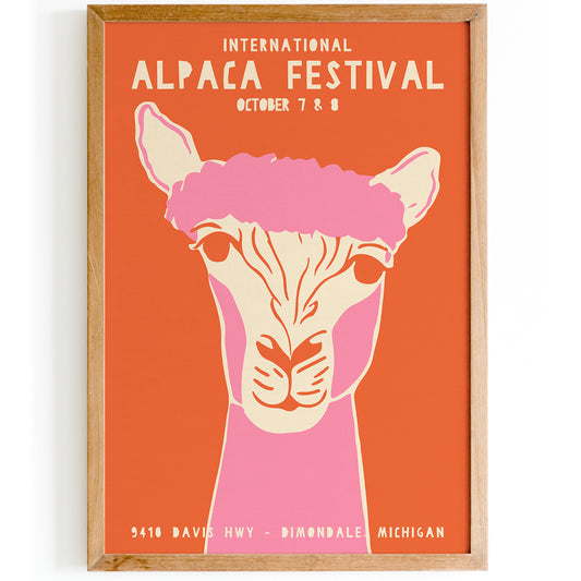 International Alpaca Festival Poster