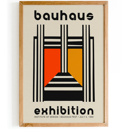 Bauhaus Exhibition Fest 1969 Poster