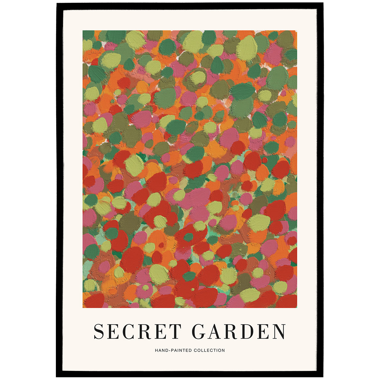 Summer Secret Garden Painting Poster