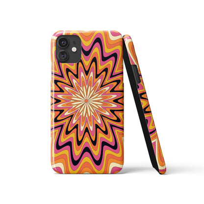 Groovy Swirl Retro iPhone Case