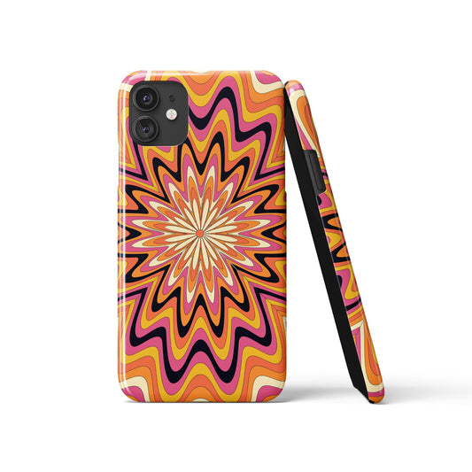 Groovy Swirl Retro iPhone Case