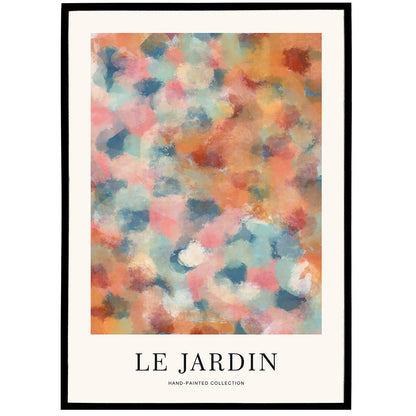 Le Jardin No1 Hand Painted Collection Poster