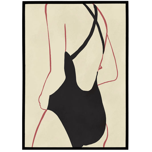 Woman in Bikini Poster