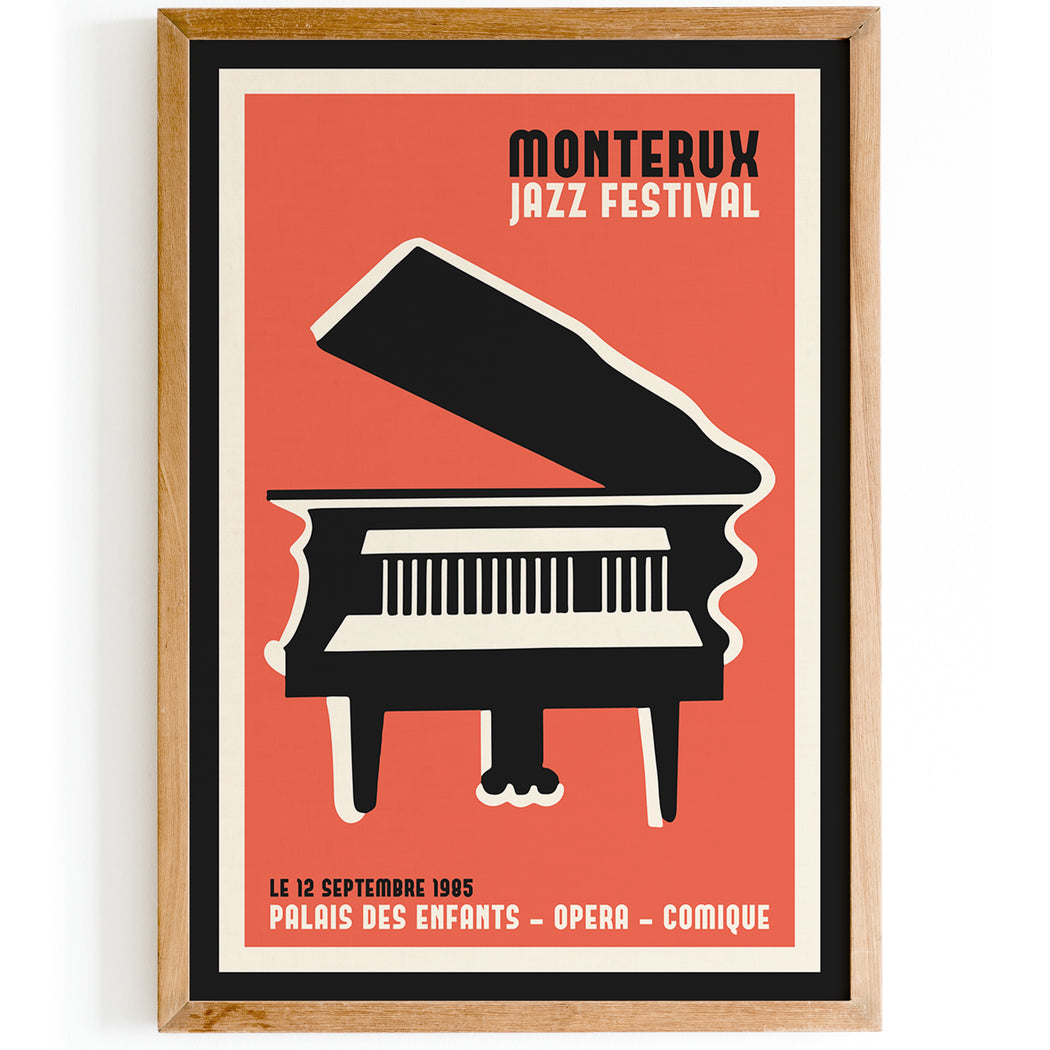 Montreux Jazz Festival Poster — Hypesheriff Europe