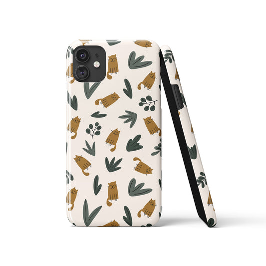 Boho Cute Cats iPhone Case