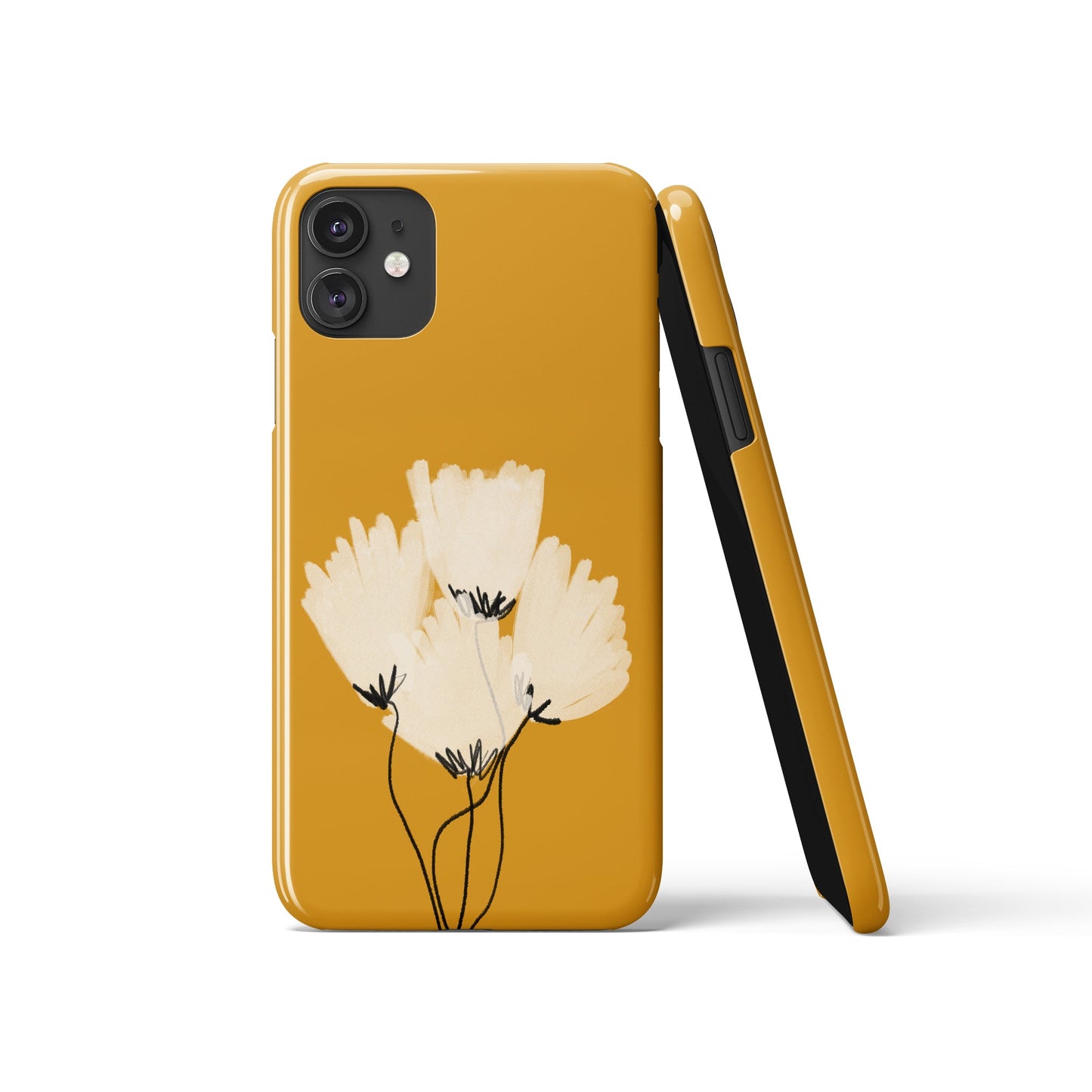 Mustard Flowers iPhone Case