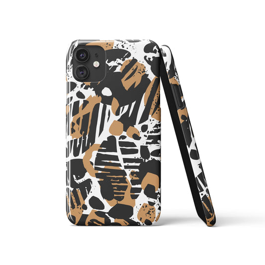 Animal Chic Modern Pattern iPhone Case