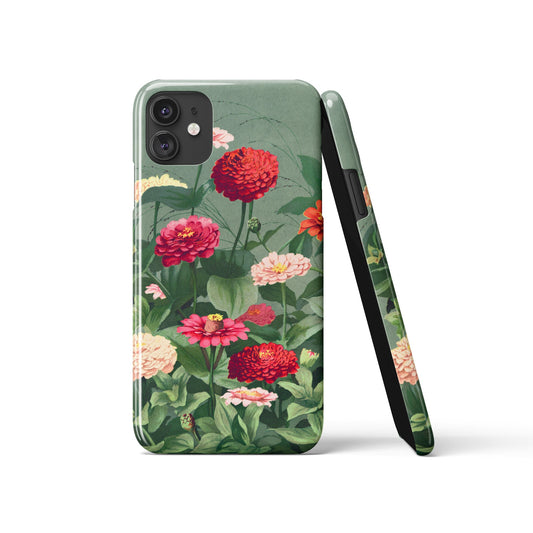 Vintage Green Floral iPhone Case