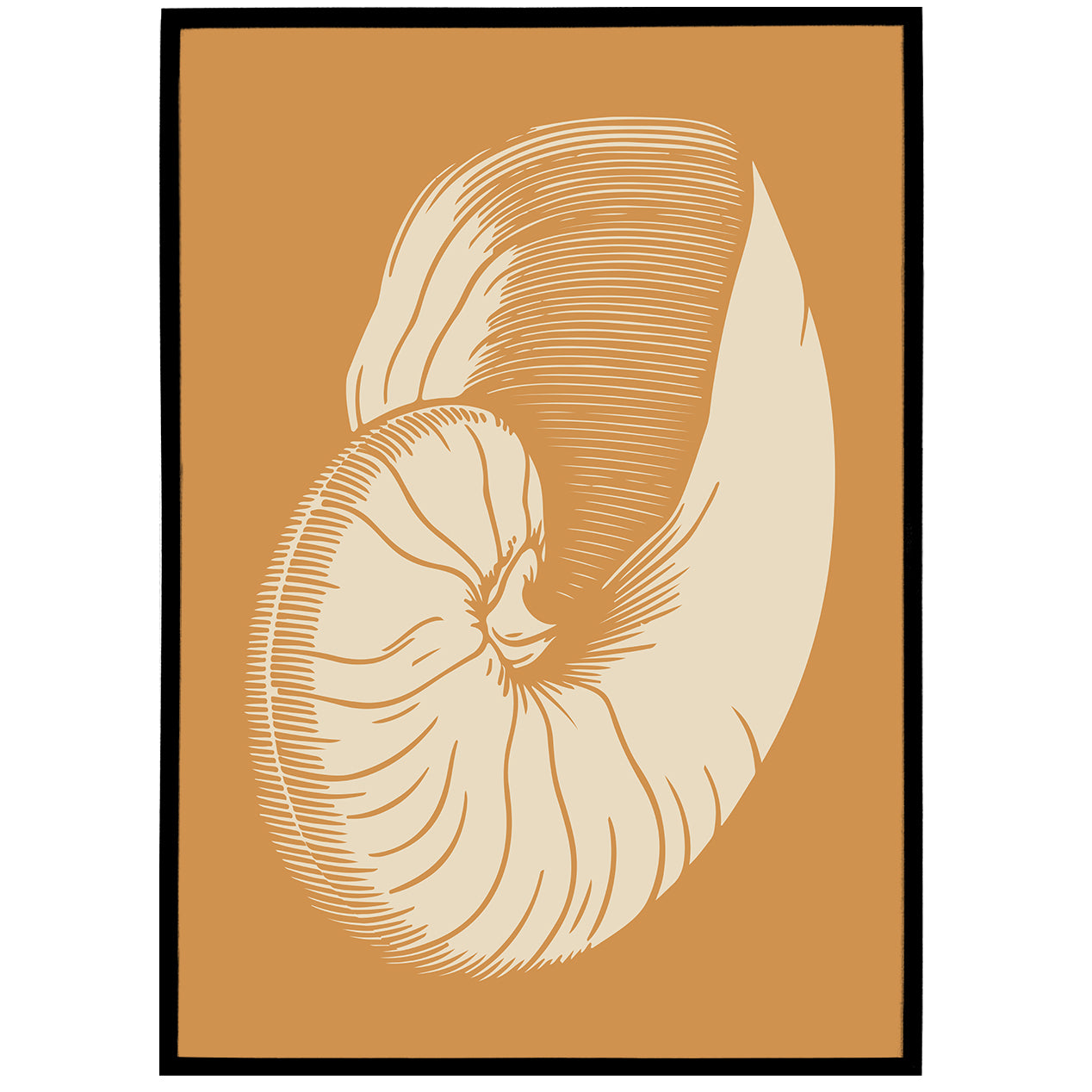 Minimalist Seashell Poster
