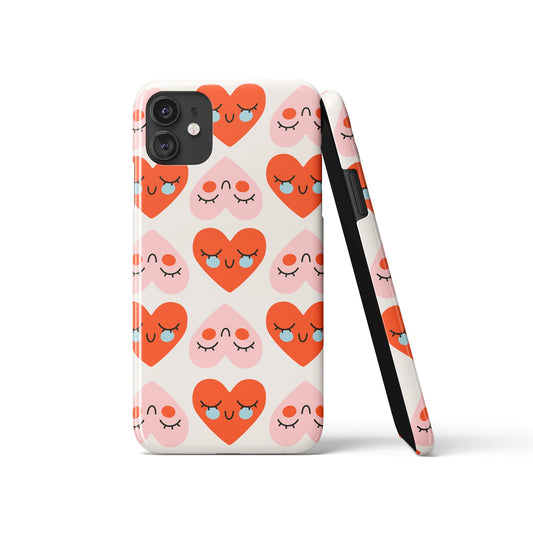 Funny Hearts iPhone Case