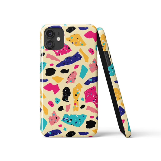 Colorful Terrazzo Abstract iPhone Case