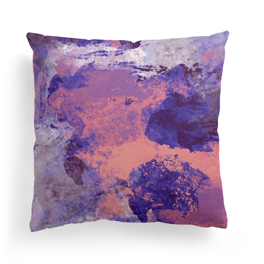 Purple Painting Artistic Throw Pillow