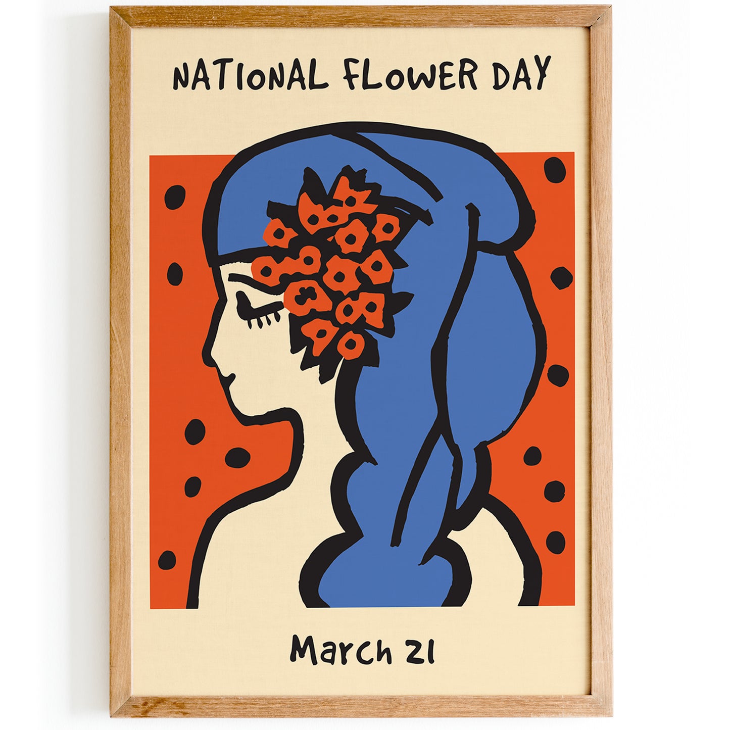 National Flower Day Poster