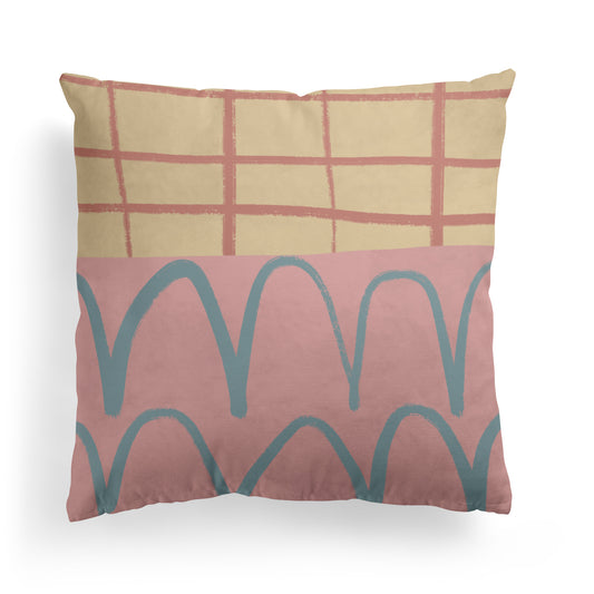 Retro Aesthetic PRL Throw Pillow