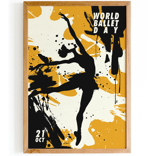 World Ballet Day Art Event Poster