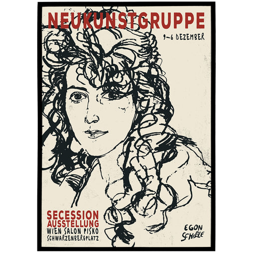 NeuKunstGruppe E. Schiele Poster