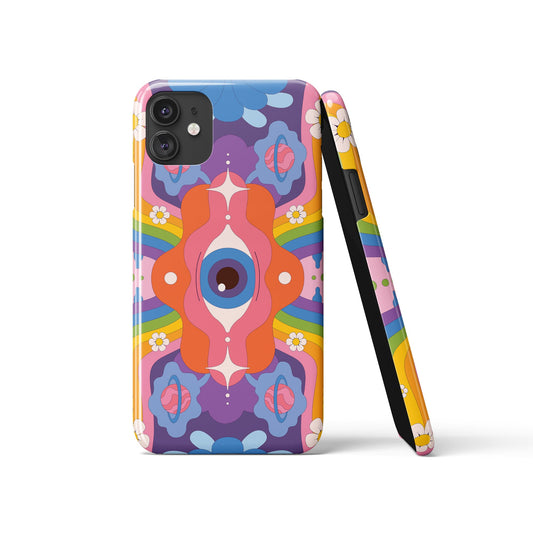Psychodelic 70s Eye iPhone Case