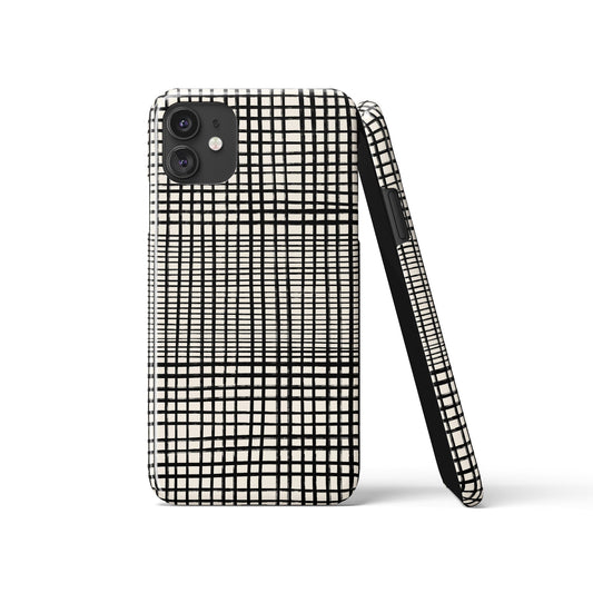 Black & White Pattern iPhone Case