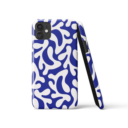 Blue Pattern iPhone Case