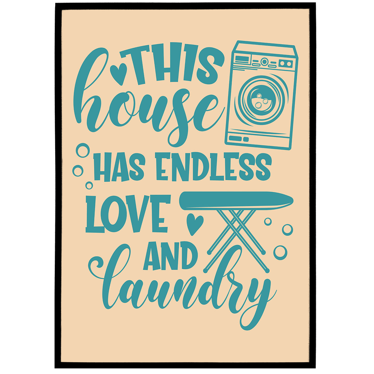 Laundry Room Poster — HypeSheriff Europe