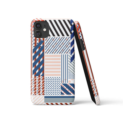 Modern Bauhaus Pattern iPhone Case