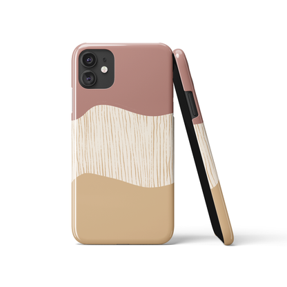Pastel Minimalist Modern Feminine iPhone Case