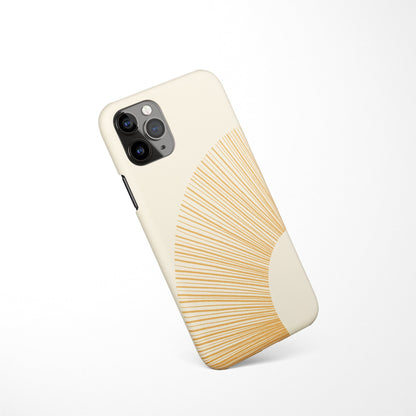 Mid Century Sun iPhone Case