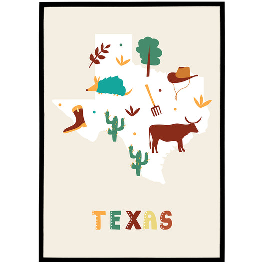 Texas, Travel Poster