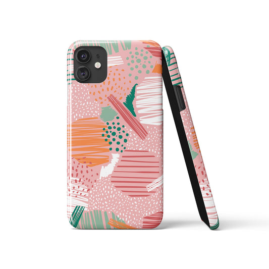 Pink Modern iPhone Case