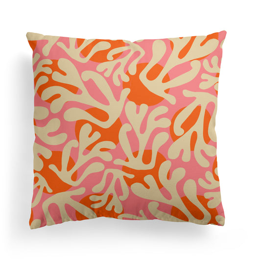 Retro Nature Throw Pillow