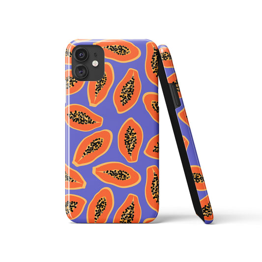 Purple Papaya iPhone Case