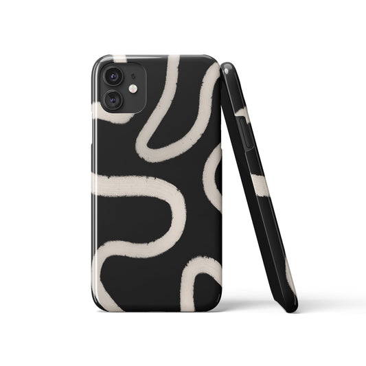 Black Minimalist iPhone Case