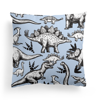 Cute Dinosaurs Pattern For Kids Throw Pillow