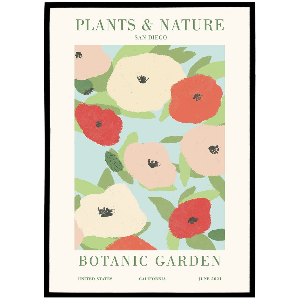 San Diego, Botanic Garden Poster