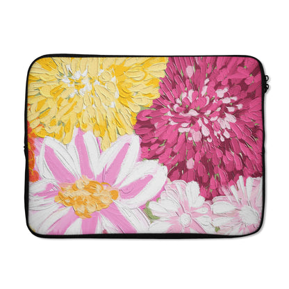 Painted Colorful Flowers- Laptop Sleeve