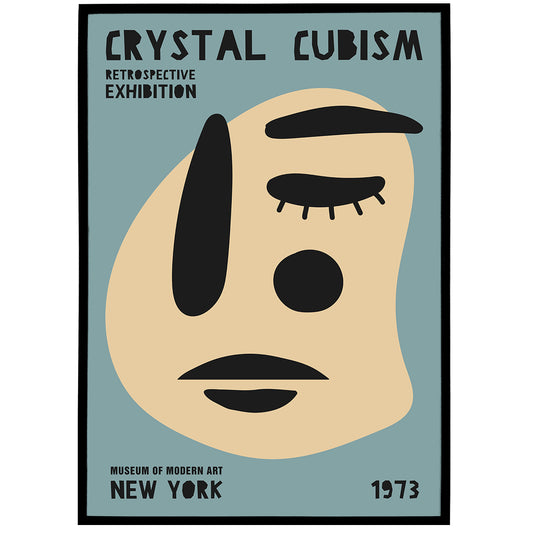 Crystal Cubism, 1973 Poster