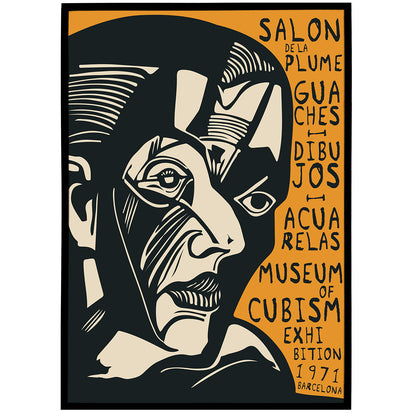 Cubism Exhibition, Barcelona Poster