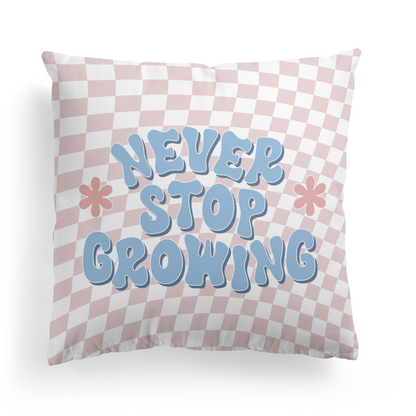 Never Stop Groving, Groovy Throw Pillow