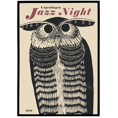 Copenhagen, Jazz Night Poster